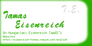 tamas eisenreich business card